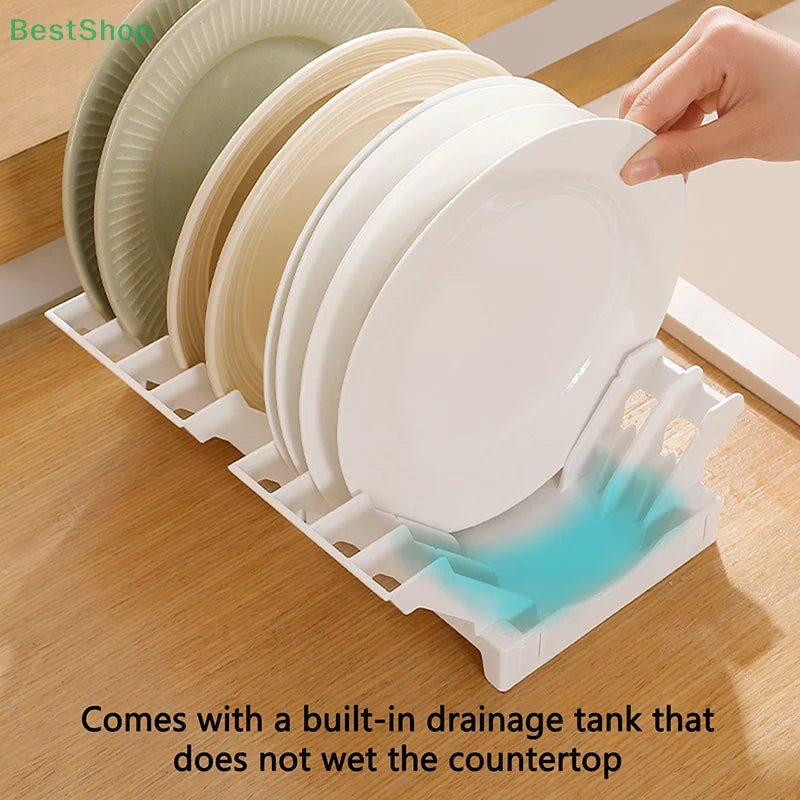 Dish Organizer Rack - Vertical Plate Dish Drying Rack