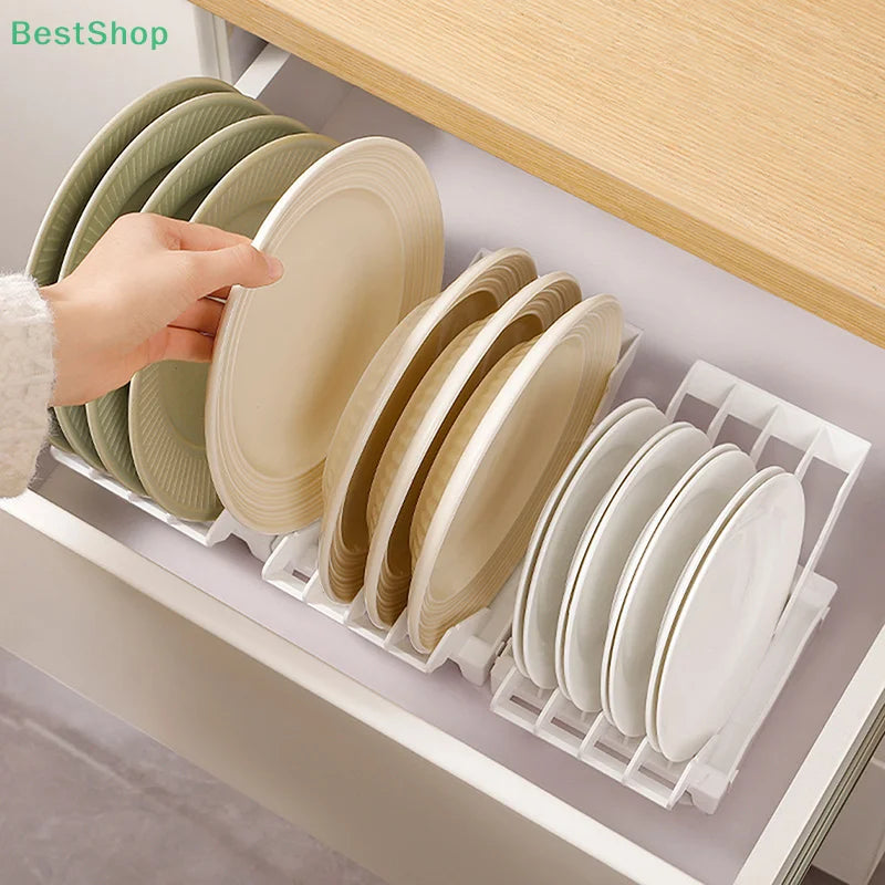 Dish Organizer Rack - Vertical Plate Dish Drying Rack